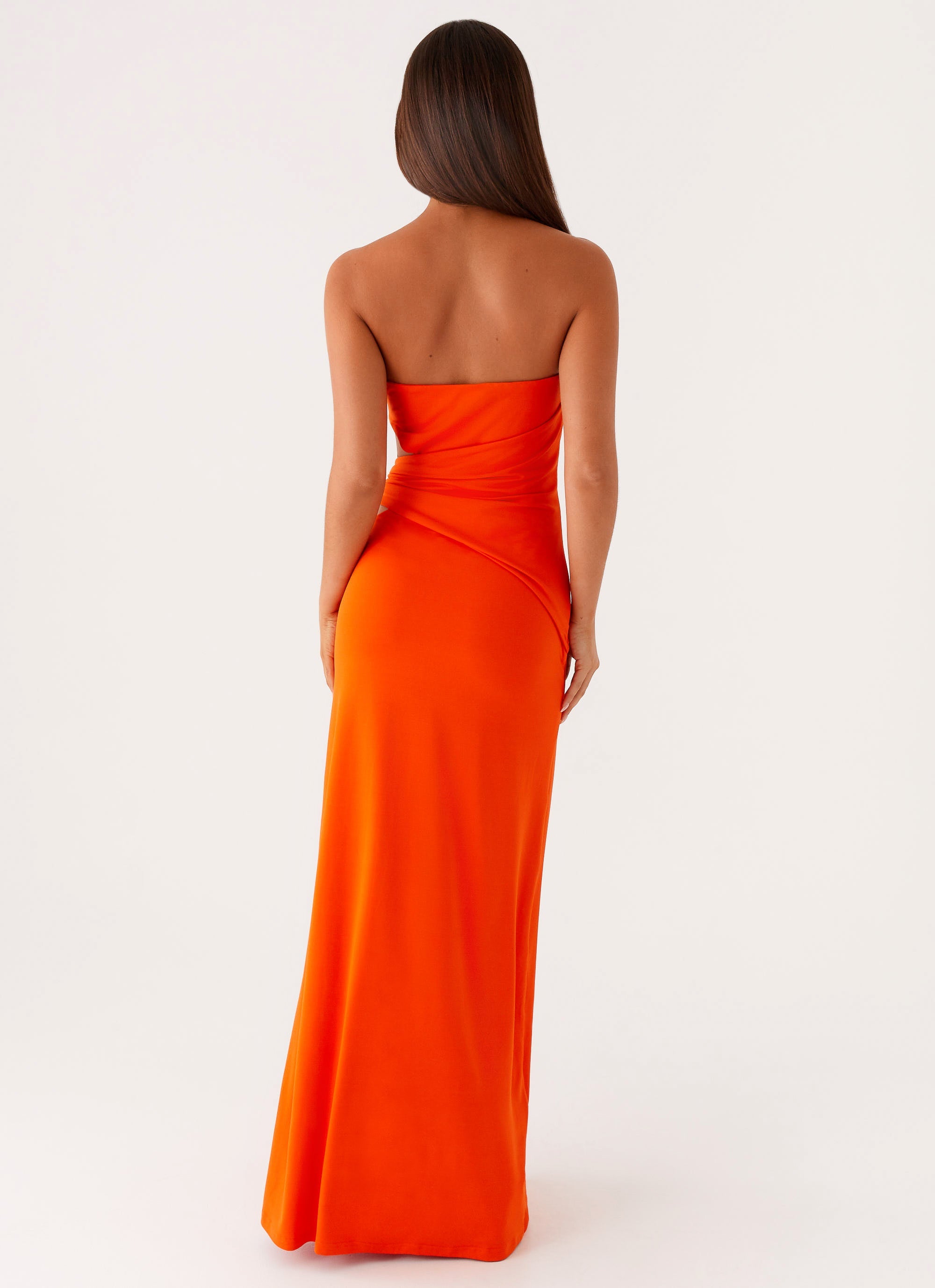 :Anetta Maxi Dress - Orange Angle 2